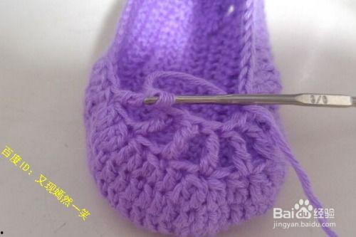 钩有后跟鞋子视频教程,轻松掌握钩针后跟鞋制作技巧