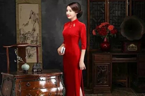 旗袍走秀视频梅花泪,古典韵味与现代风采的完美融合